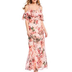 Calvin Klein Floral Pink Maxi Dress